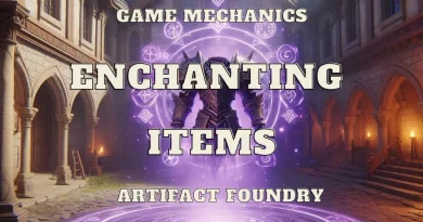 Enchanting Items – Upgrading Equipment in Artifact Foundry
