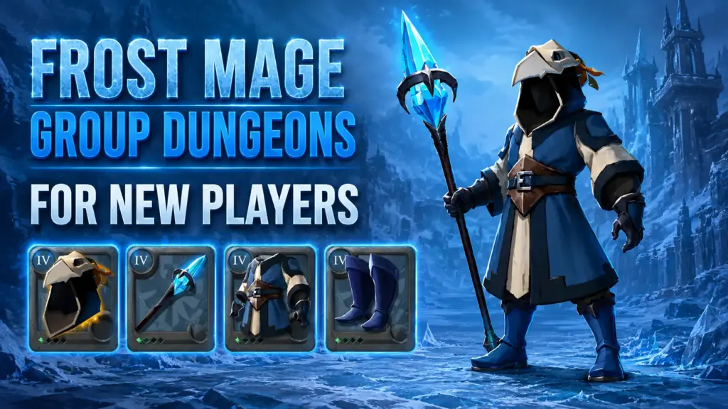 Frost Mage PvE build for beginner Group Dungeons in Albion Online