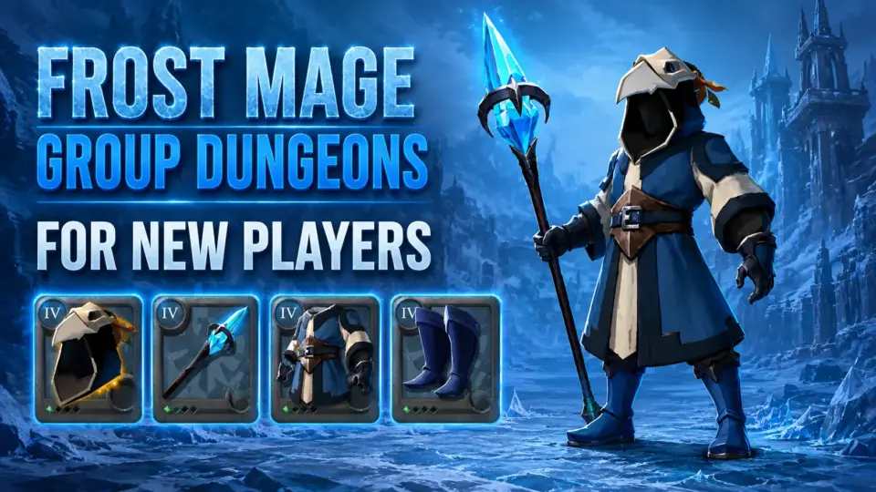 Frost Mage PvE build for beginner Group Dungeons in Albion Online
