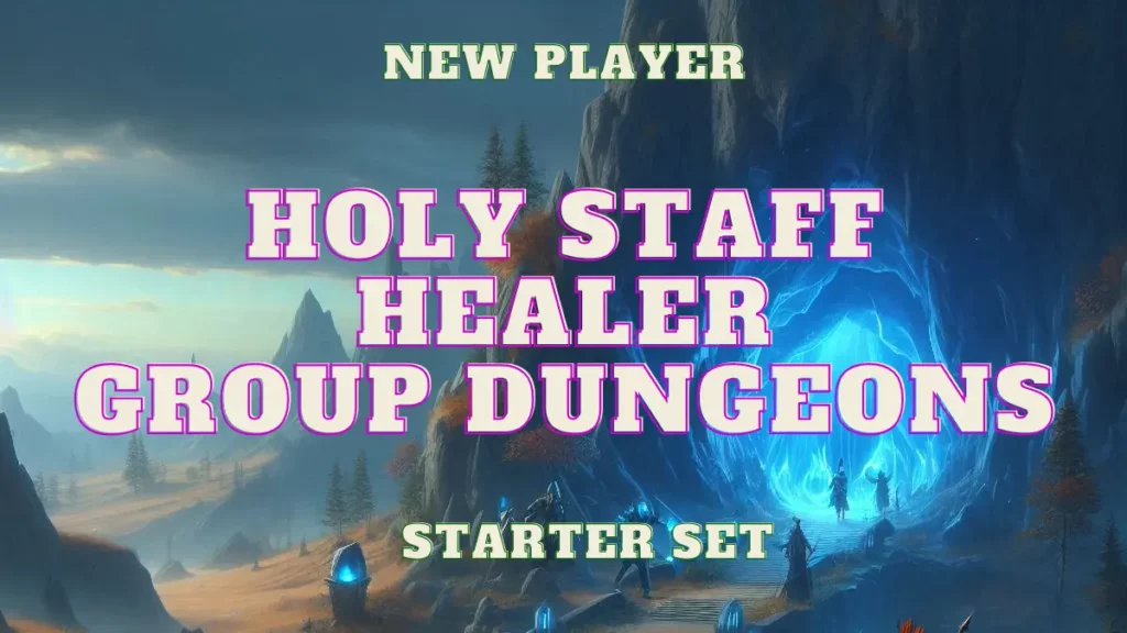 healer holy staff spell tome starter set group dungeons