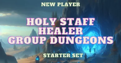 healer holy staff spell tome starter set group dungeons