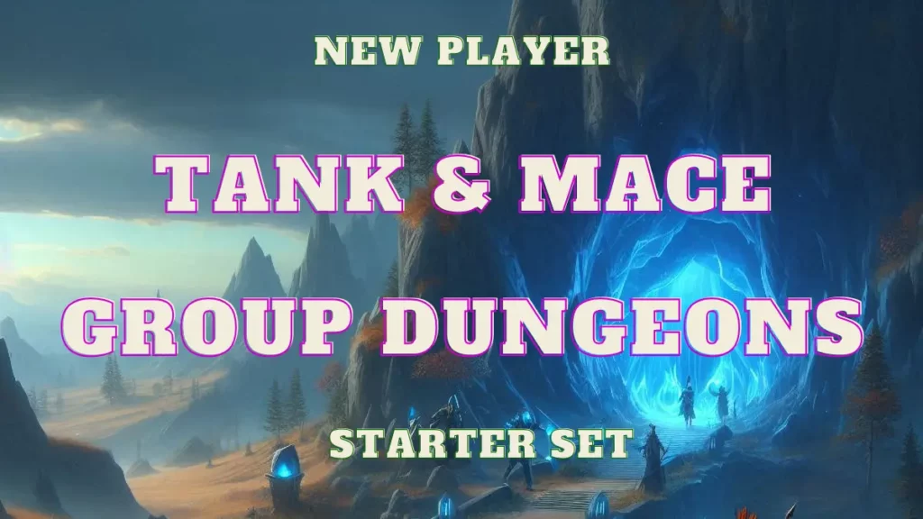 tank incubus mace starter sets group dungeons guardian armor