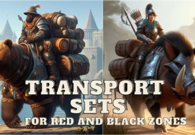 Transport Sets for Black and Red Zones: Bears, Boars, Horses